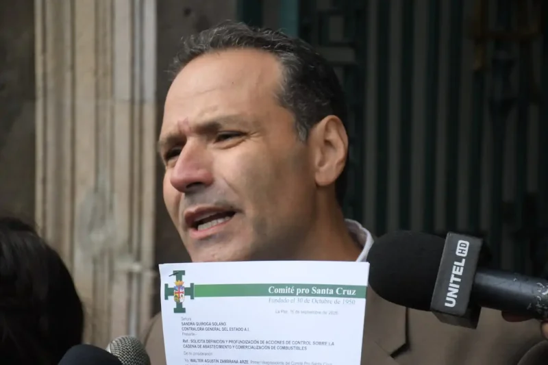 Zambrana pide a Paz informar los resultados de su viaje a EEUU