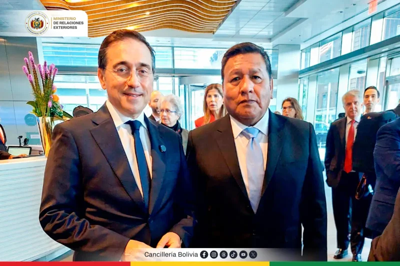 Huanca intercambia prioridades con España rumbo a la Cumbre Iberoamericana