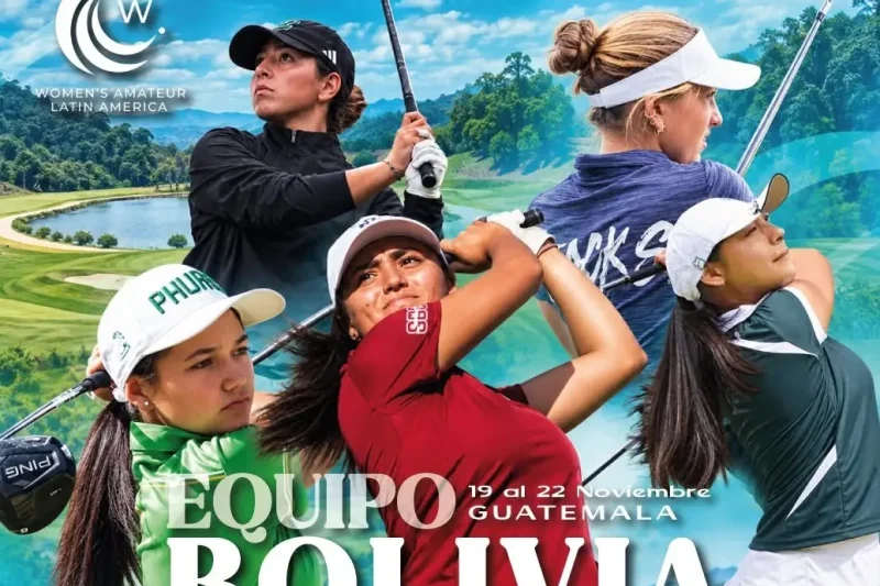 Bolivia dirá presente con cinco golfistas en el WALA 2026