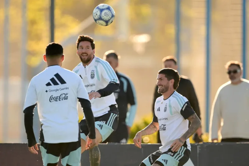 Messi juega su último partido con Argentina con una fiesta