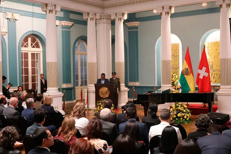 Embajada suiza reporta que intercambio comercial con Bolivia crece en 45%